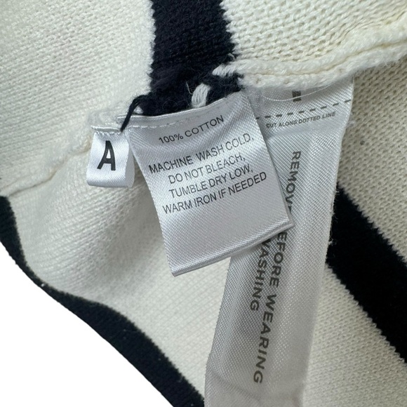 LOFT Women’s Navy Striped Cardigan Size XL Button closure - Picture 5 of 9